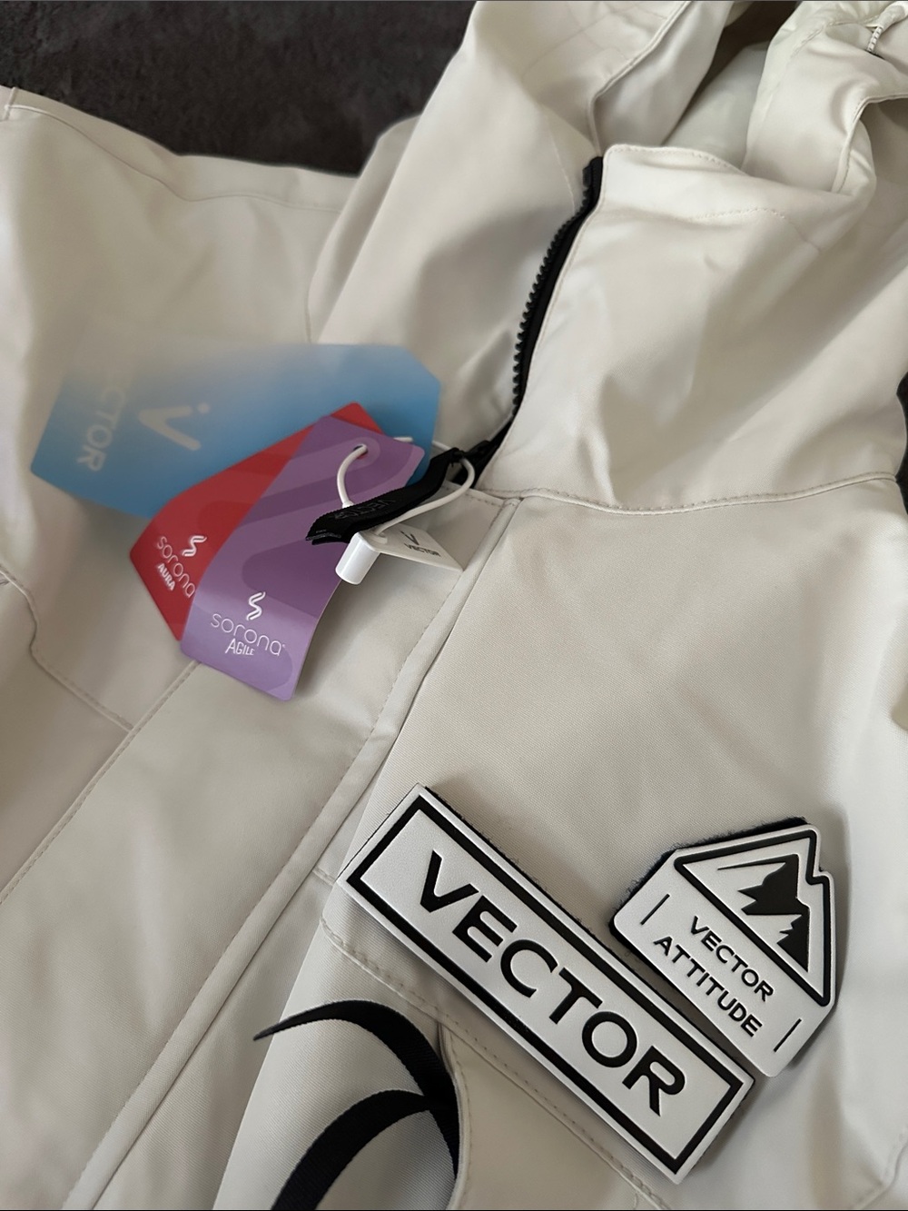 Vector Women’s White Insulated Jumpsuit - Picture 6 of 7